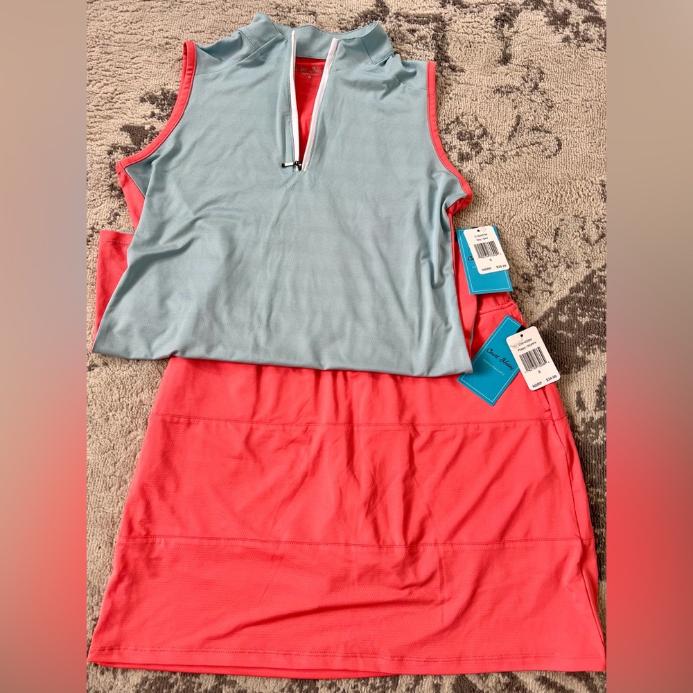 Brand new golf skirt and tank!